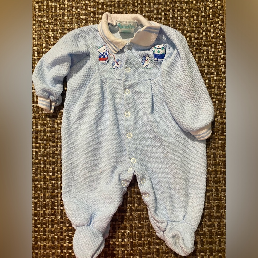 Vintage baby gro sleeper